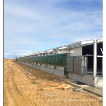 Structure préfabriquée en acier léger, chantier de volaille, élevage de poules